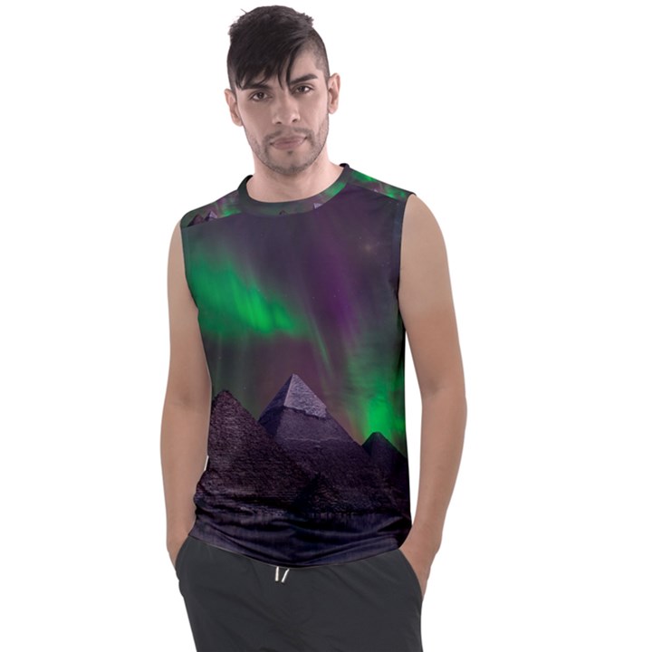 Fantasy Pyramid Mystic Space Men s Regular Tank Top