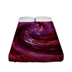 Galaxy Fog Kosmus Universe Fitted Sheet (full/ Double Size) by Wegoenart