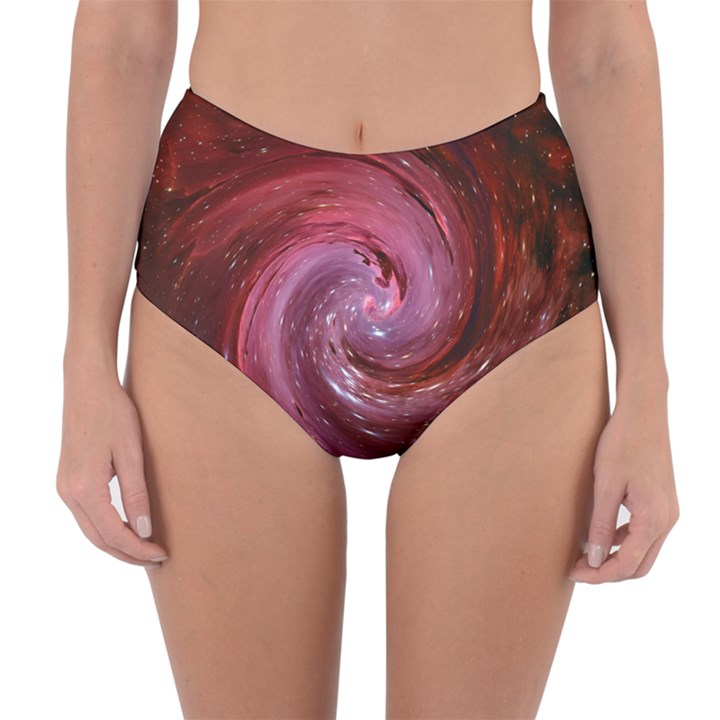 Galaxy Fog Kosmus Universe Reversible High-Waist Bikini Bottoms