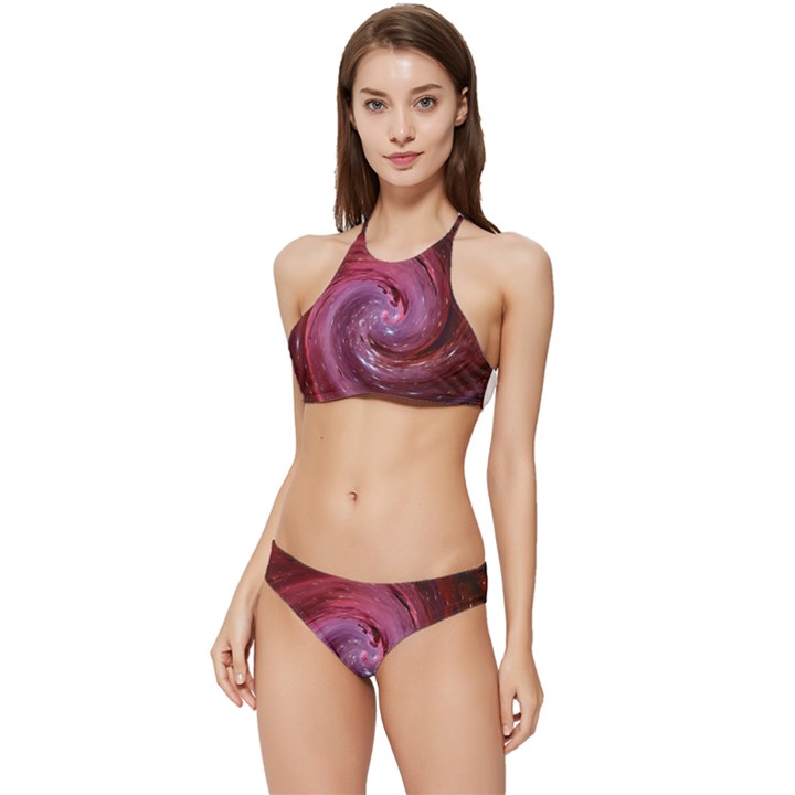 Galaxy Fog Kosmus Universe Banded Triangle Bikini Set