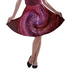 Galaxy Fog Kosmus Universe A-line Skater Skirt by Wegoenart