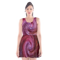 Galaxy Fog Kosmus Universe Scoop Neck Skater Dress by Wegoenart