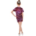 Galaxy Fog Kosmus Universe Kids  Mesh Tee and Shorts Set View2