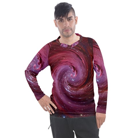 Galaxy Fog Kosmus Universe Men s Pique Long Sleeve Tee by Wegoenart