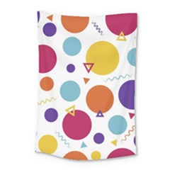 Background Polka Dot Small Tapestry by Ravend