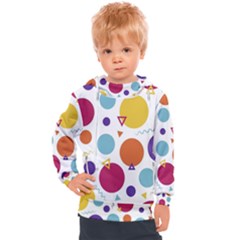 Background Polka Dot Kids  Hooded Pullover by Ravend