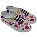 Background Polka Dot Men s Classic Low Top Sneakers View3