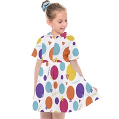 Background Polka Dot Kids  Sailor Dress by Ravend