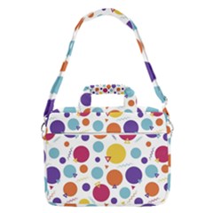 Background Polka Dot Macbook Pro 13  Shoulder Laptop Bag  by Ravend