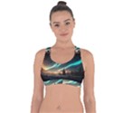 Northern Light North Sky Night Cross String Back Sports Bra View1