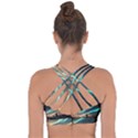 Northern Light North Sky Night Cross String Back Sports Bra View2