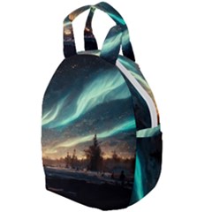 Northern Light North Sky Night Travel Backpacks by Ravend