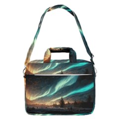 Northern Light North Sky Night Macbook Pro 16  Shoulder Laptop Bag by Ravend