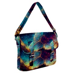 Abstract Galactic Wallpaper Buckle Messenger Bag by Ravend