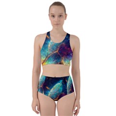 Abstract Galactic Wallpaper Racer Back Bikini Set by Ravend