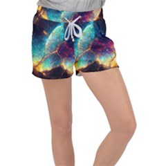 Abstract Galactic Wallpaper Velour Lounge Shorts by Ravend