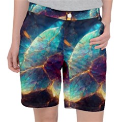 Abstract Galactic Wallpaper Pocket Shorts by Ravend