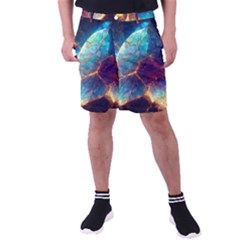 Abstract Galactic Wallpaper Men s Pocket Shorts by Ravend