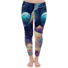 Quantum Physics Dreaming Lucid Classic Winter Leggings by Ravend