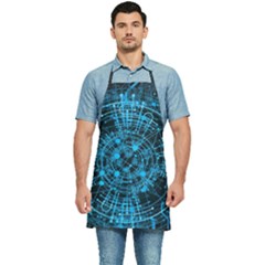 Network Circuit Board Trace Kitchen Apron