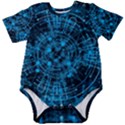 Network Circuit Board Trace Baby Short Sleeve Onesie Bodysuit View1