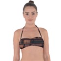 Book Bookshelf Bookcase Library Halter Bandeau Bikini Top View1