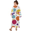 Background Polka Dot Maxi Kimono View2