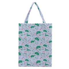 Flower Pattern Wallpaper Seamless Classic Tote Bag