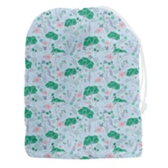 Flower Pattern Wallpaper Seamless Drawstring Pouch (3xl)