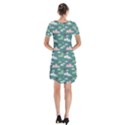 Llama Clouds  Short Sleeve V-neck Flare Dress View2