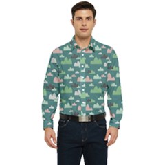 Llama Clouds  Men s Long Sleeve  Shirt by ConteMonfrey