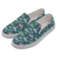 Llama Clouds  Men s Canvas Slip Ons by ConteMonfrey