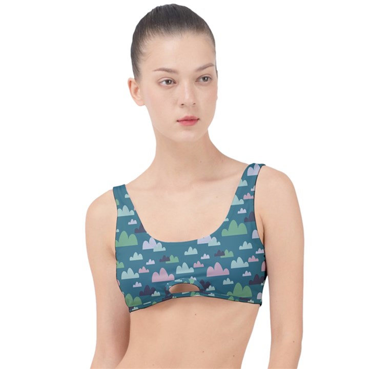 Llama Clouds  The Little Details Bikini Top