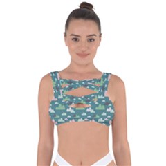 Llama Clouds  Bandaged Up Bikini Top by ConteMonfrey