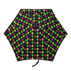 Colorful Mini Hearts Mini Folding Umbrellas by ConteMonfrey