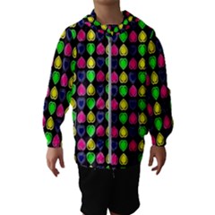 Colorful Mini Hearts Kids  Hooded Windbreaker by ConteMonfrey