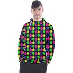 Colorful Mini Hearts Men s Pullover Hoodie by ConteMonfrey