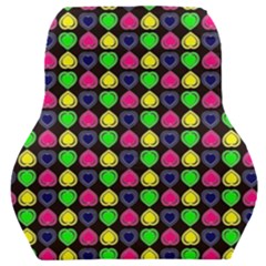 Colorful Mini Hearts Car Seat Back Cushion  by ConteMonfrey