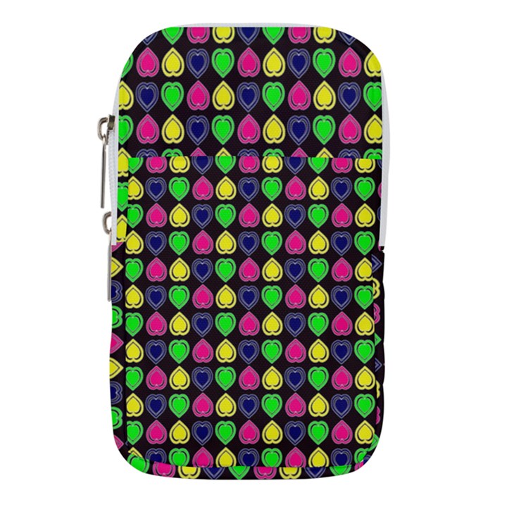 Colorful Mini Hearts Waist Pouch (Small)