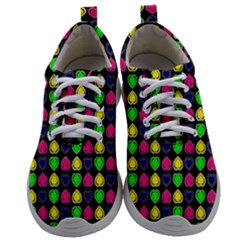 Colorful Mini Hearts Mens Athletic Shoes by ConteMonfrey