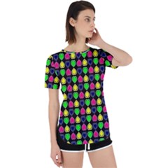 Colorful Mini Hearts Perpetual Short Sleeve T-shirt by ConteMonfrey