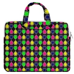 Colorful Mini Hearts Macbook Pro 16  Double Pocket Laptop Bag  by ConteMonfrey