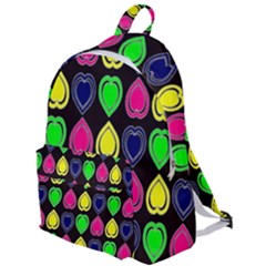 Black Blue Colorful Hearts The Plain Backpack by ConteMonfrey