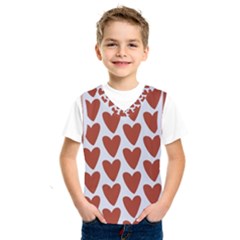 Little Hearts Kids  Basketball Tank Top by ConteMonfrey