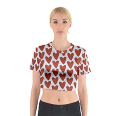 Little Hearts Cotton Crop Top by ConteMonfrey