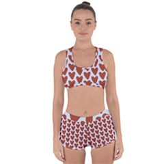 Little Hearts Racerback Boyleg Bikini Set by ConteMonfrey