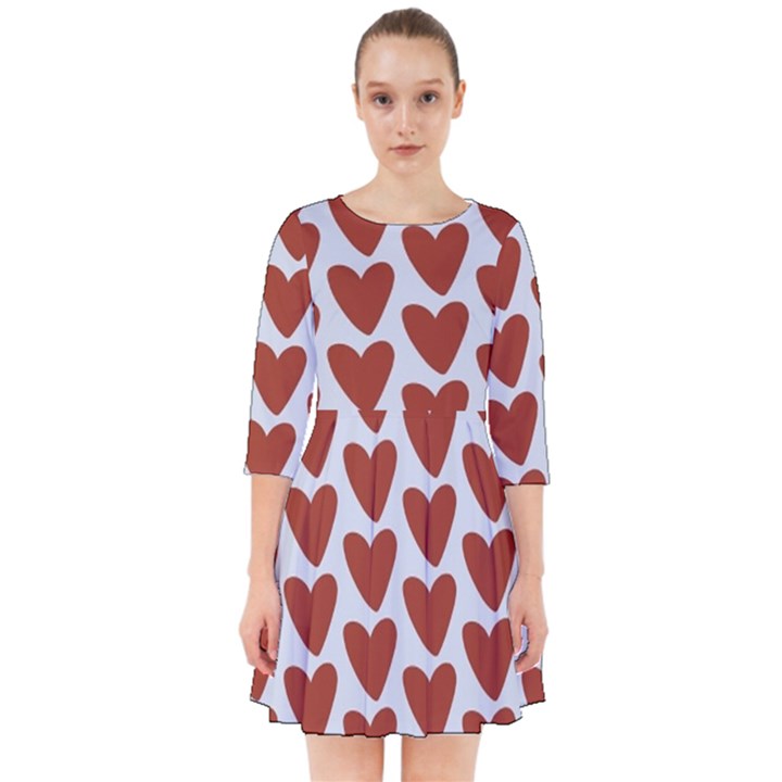 Little Hearts Smock Dress