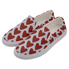 Little Hearts Men s Canvas Slip Ons by ConteMonfrey