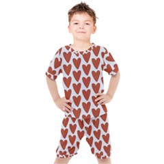 Little Hearts Kids  Tee And Shorts Set by ConteMonfrey