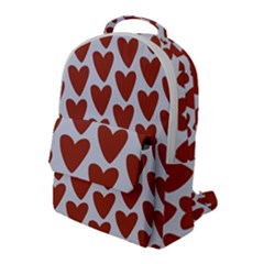 Little Hearts Flap Pocket Backpack (large) by ConteMonfrey